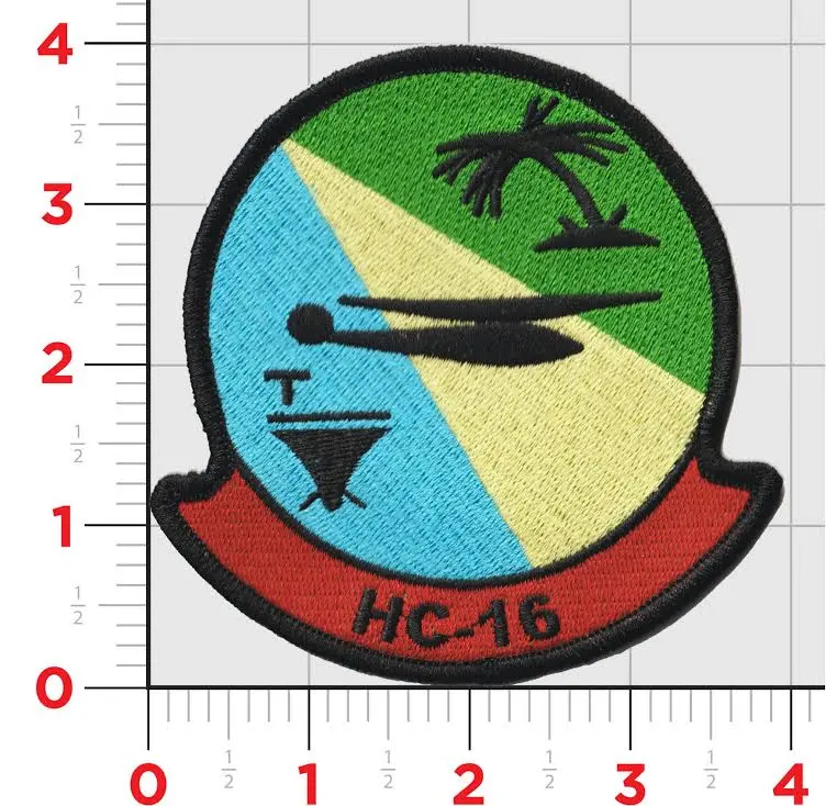 Officially Licensed Us Navy Hc-16 Bullfrogs Patch 1