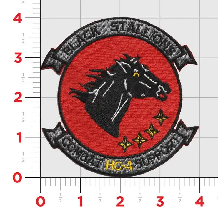 Officially Licensed Us Navy Hc-4 Black Stallions Patch 1
