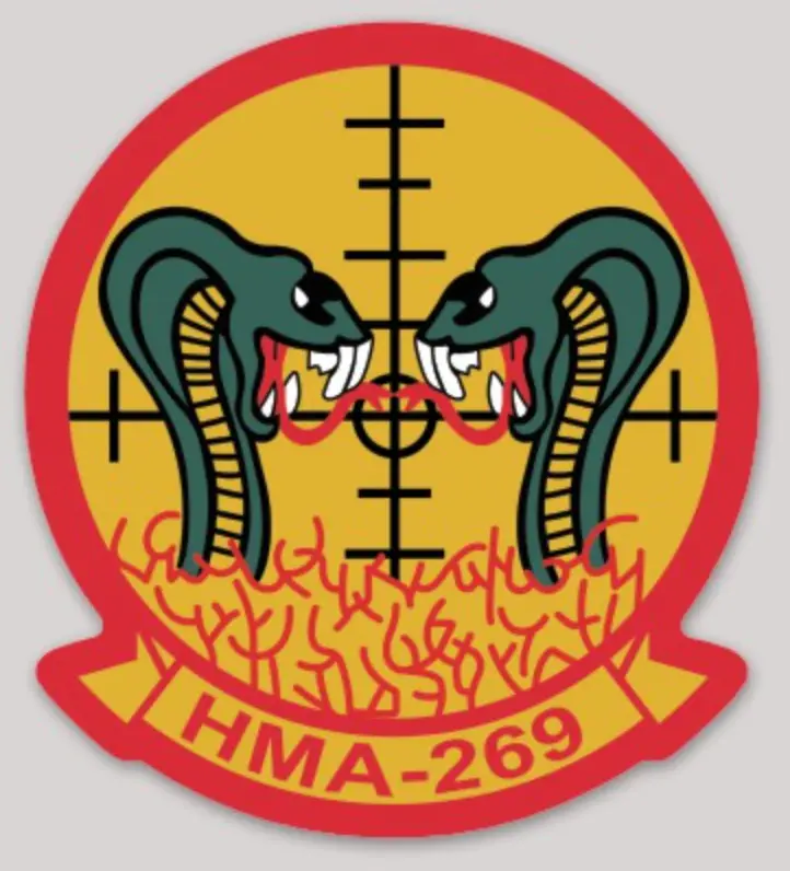 Officially Licensed Usmc Hma-269 Gunrunners Sticker 1