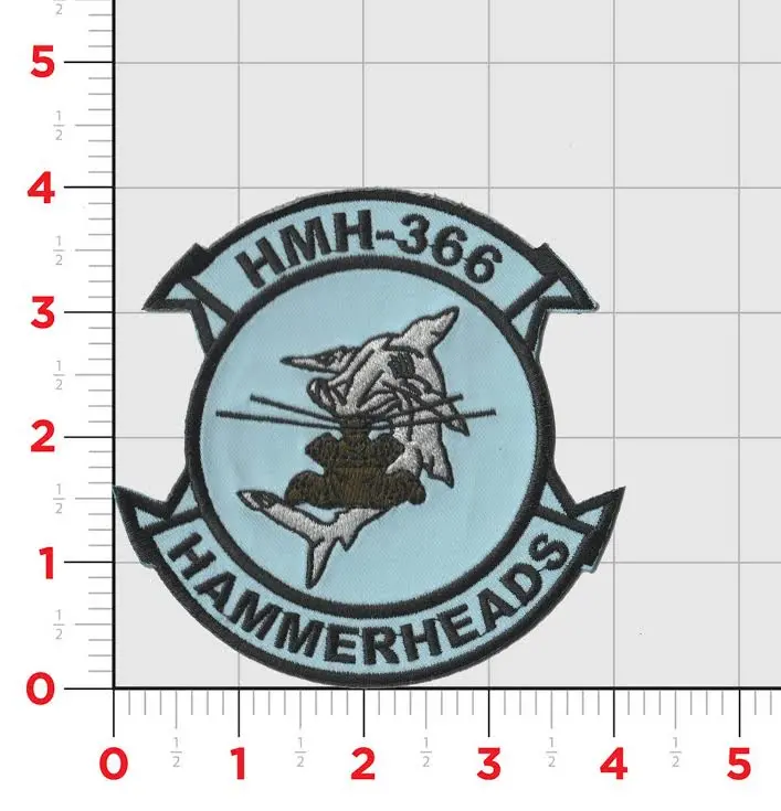 Official Hmh-366 Hammerheads "Delta" Patch 1