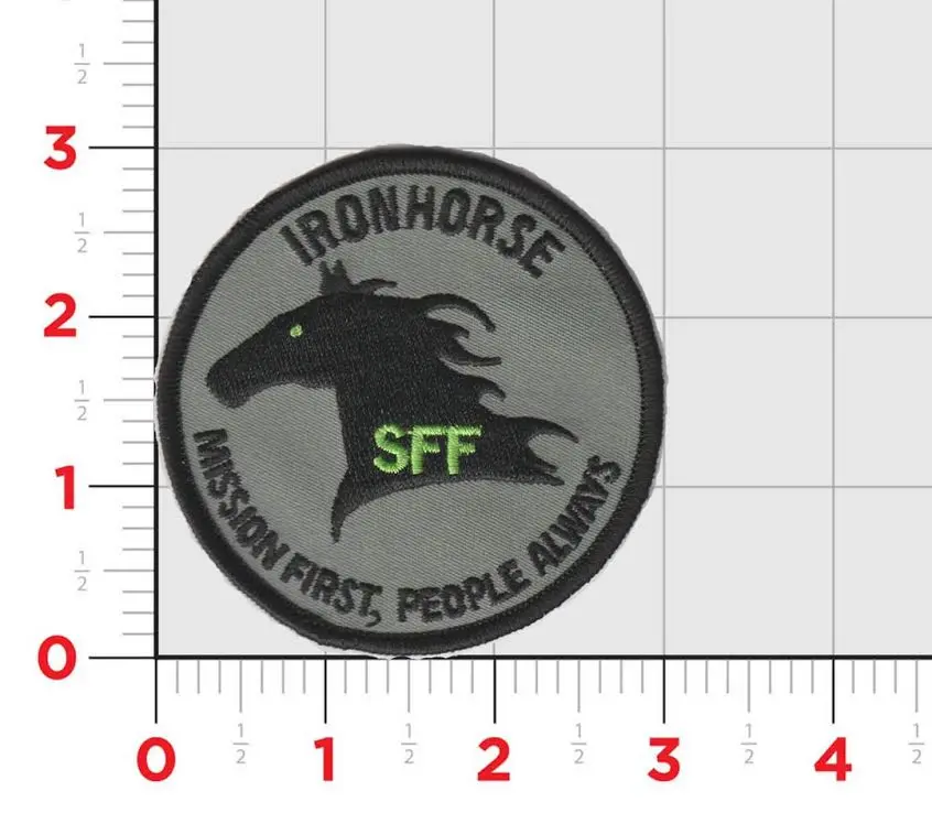 Official Hmh-461 Iron Horse Flightline Qual Patches 1