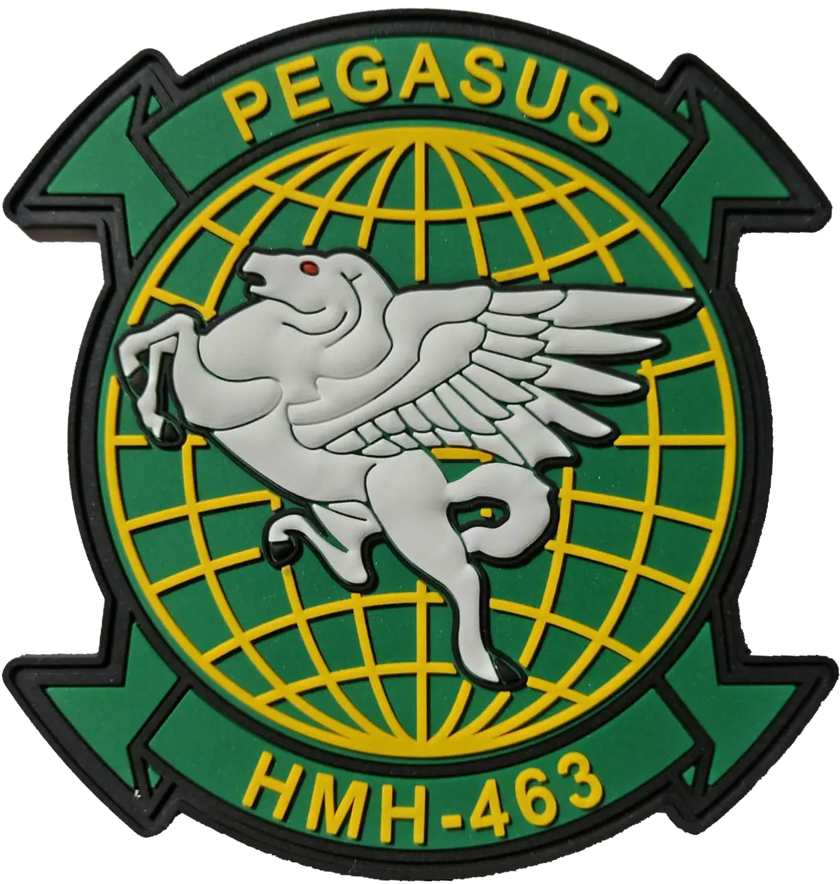 Officially Licensed Hmh-463 Pegasus Pvc Patch 1