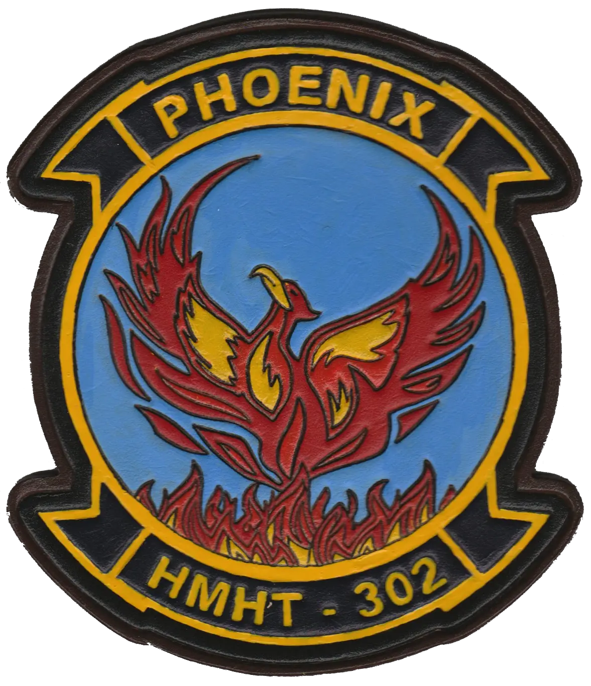 Officially Licensed Hmht-302 Phoenix Leather Squadron Patches 3