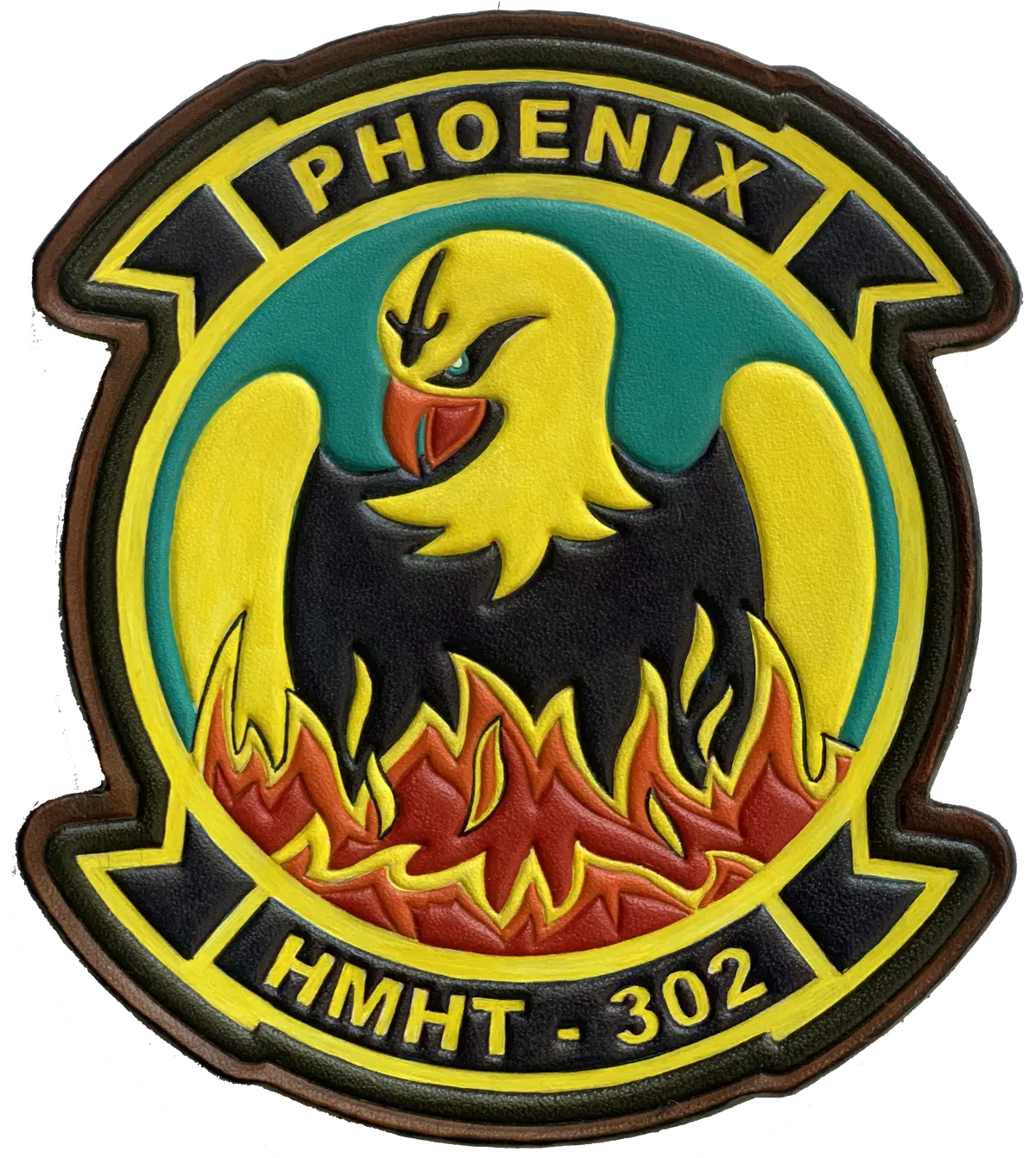 Officially Licensed Hmht-302 Leather Patch 2