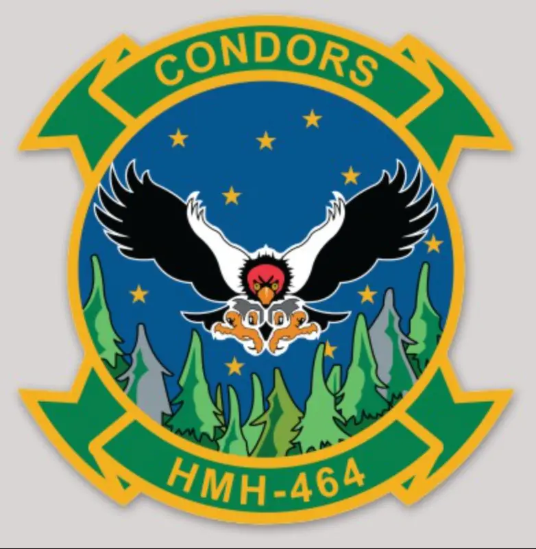 Official Hmh-464 Condors Sticker 1