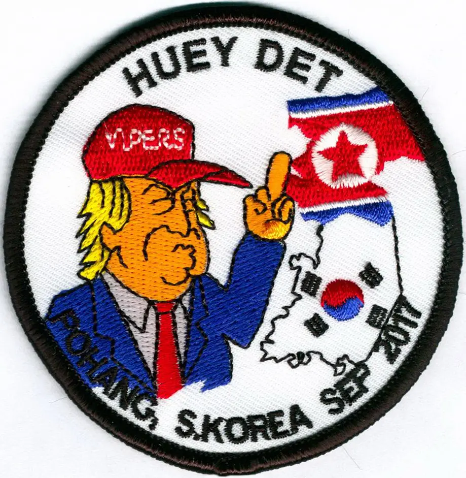 Official Hmla-169 Vipers 2017 Huey Det South Korea Patch 1