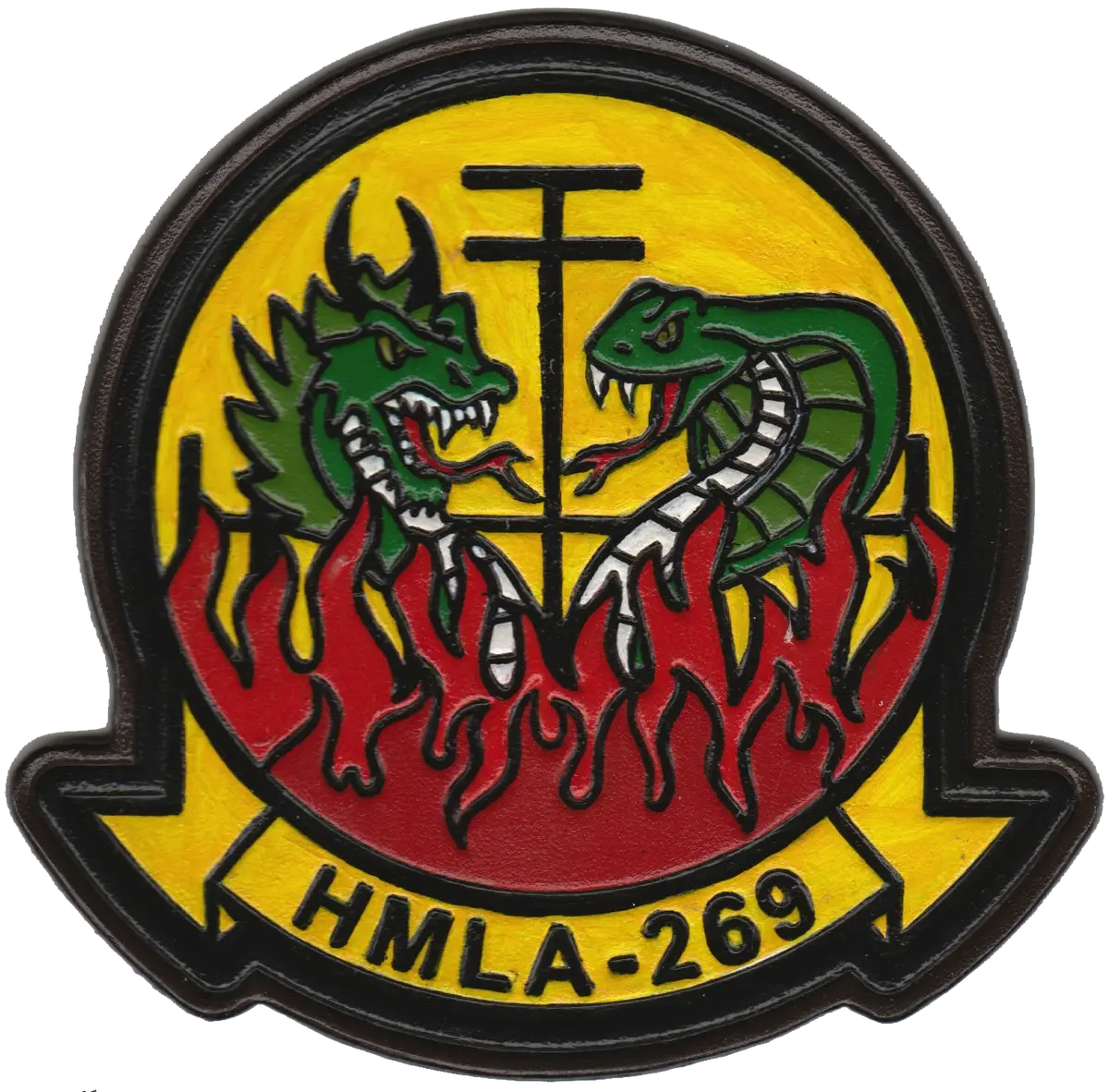 Officially Licensed Hmla-269 Gunrunners Leather Patches 2