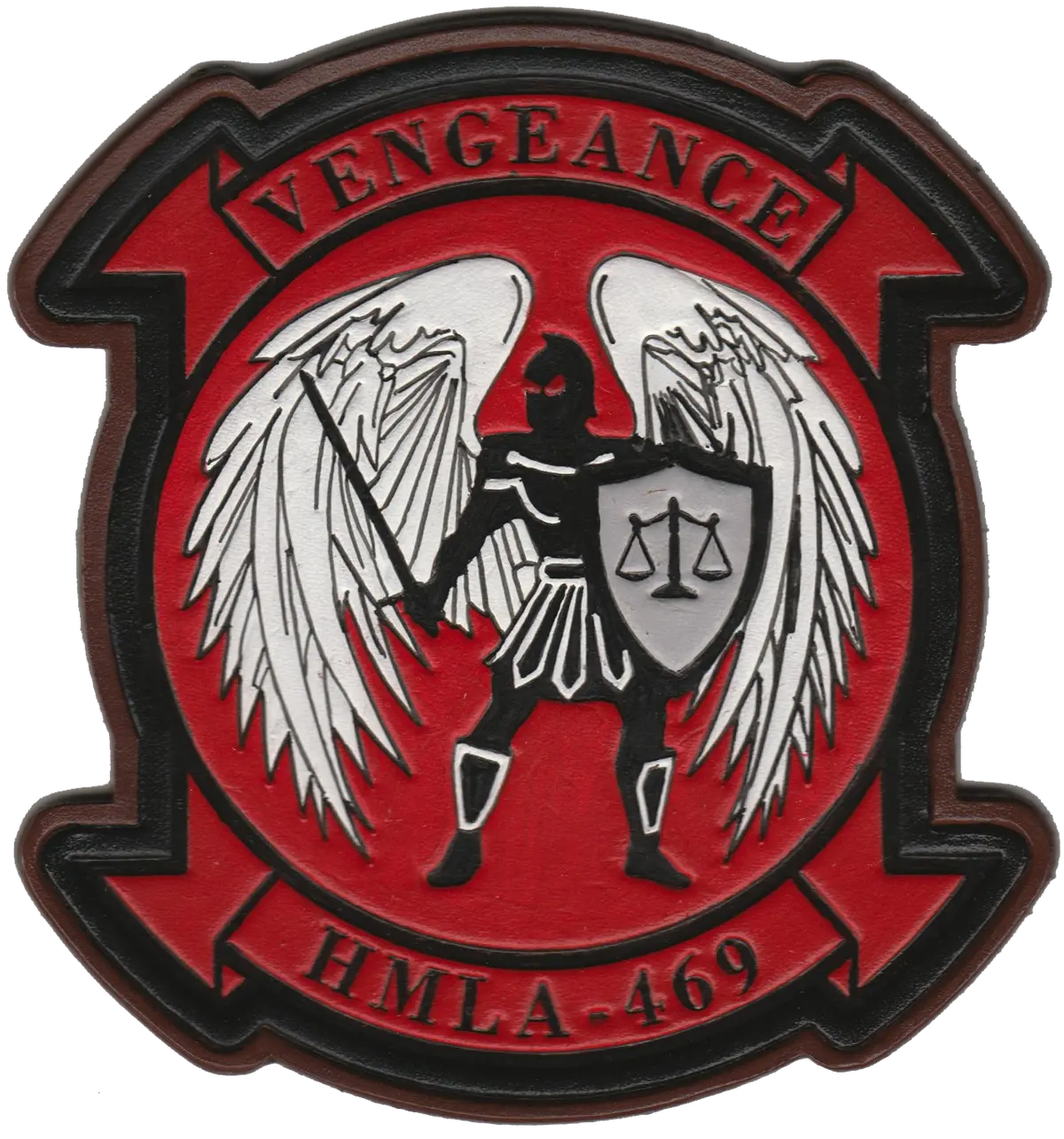 Officially Licensed Hmla-469 Vengeance Leather Squadron Patches 2