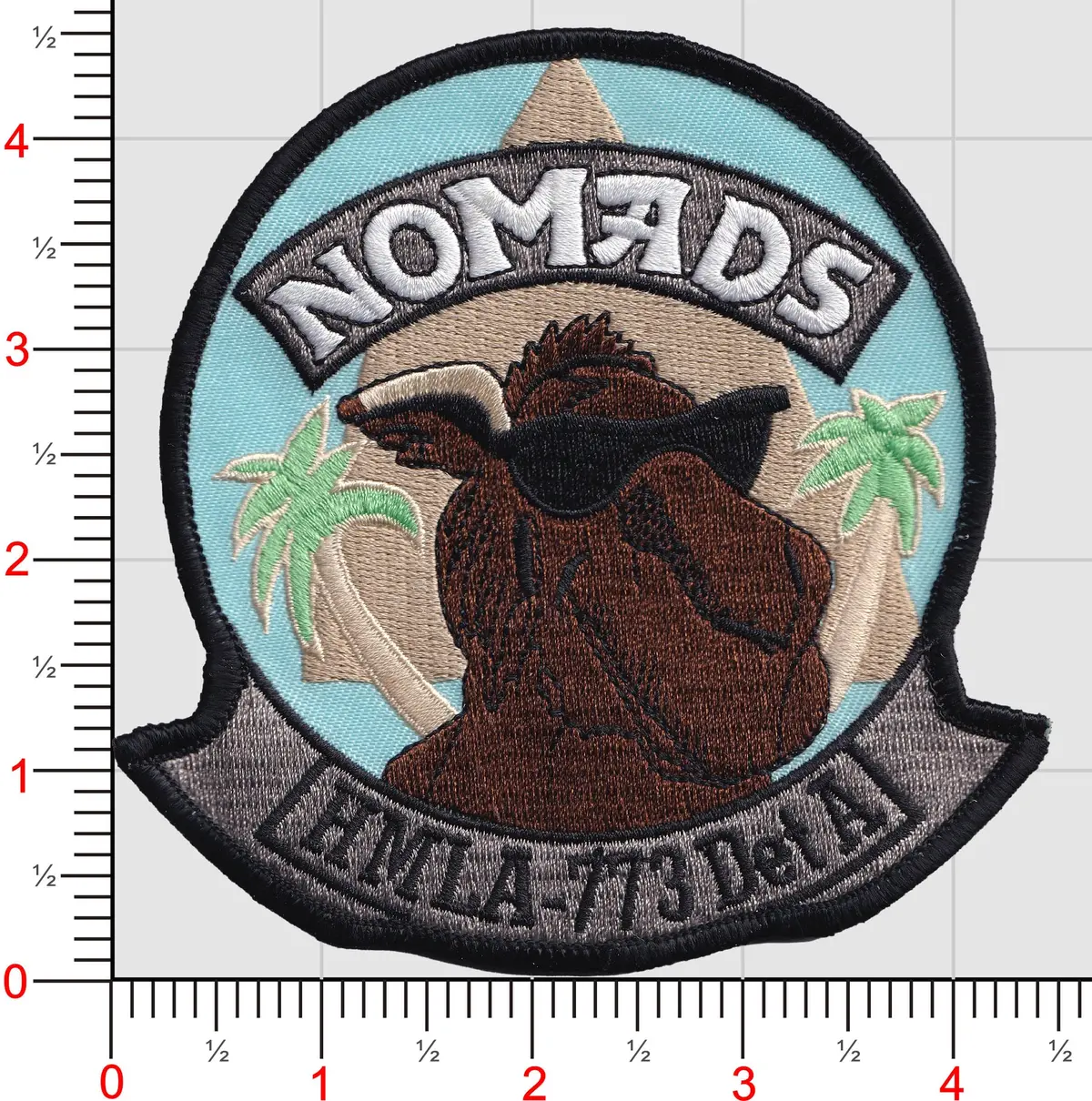 Official Hmla-773 Det A Nomads Squadron Patch 1