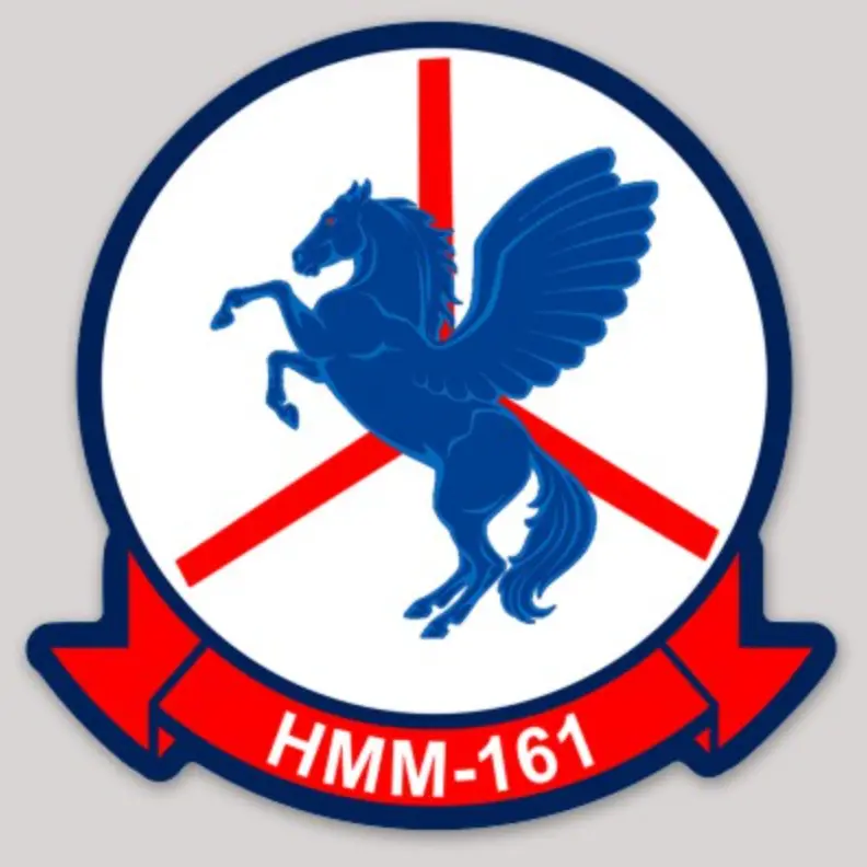 Officially Licensed Usmc Hmm-161 Greyhawks Sticker 1
