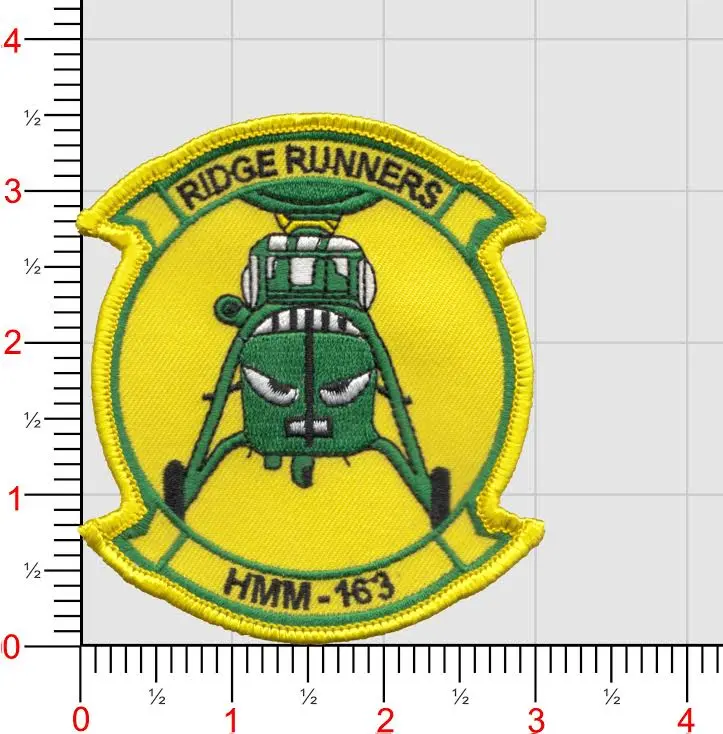 Official Hmm-163 Ridge Runners Shoulder Patch 1