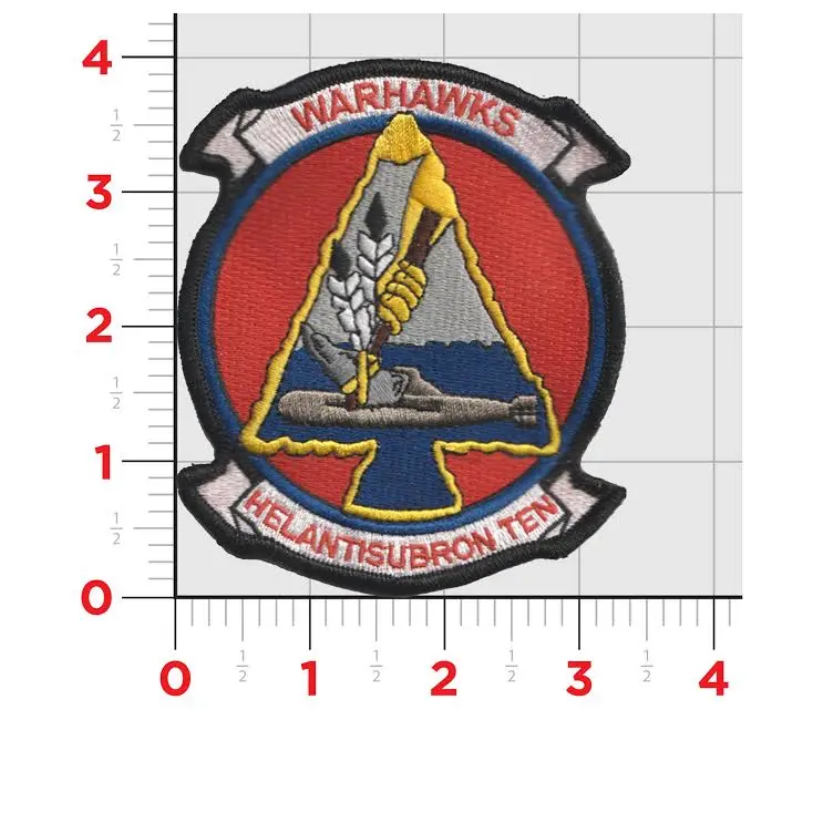 Officially Licensed Us Navy Hs-10 Warhawks Patch 1