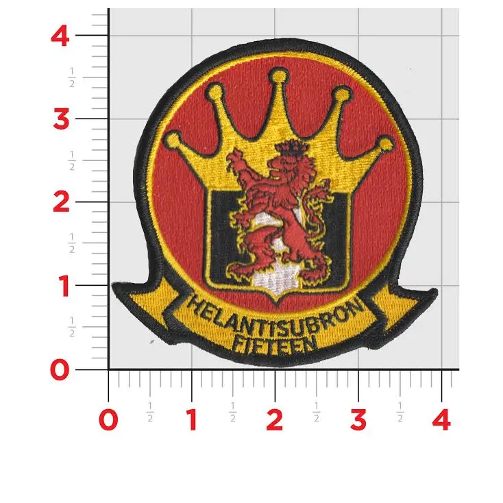 Officially Licensed Us Navy Hs-15 Red Lions Patch 1
