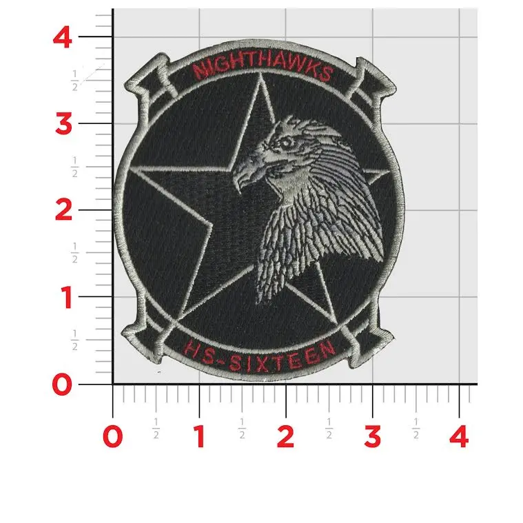 Officially Licensed Us Navy Hs-16 Nighthawks Patch 1