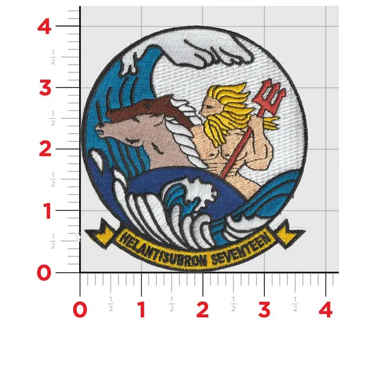 Officially Licensed Us Navy Hs-17 Neptune's Raiders Patch 1
