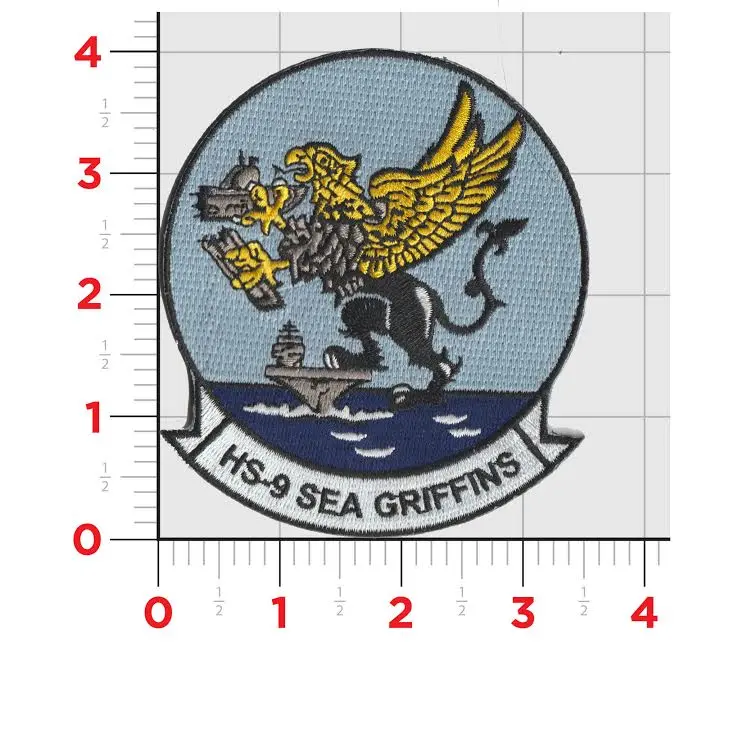 Officially Licensed Us Navy Hs-9 Sea Griffins Patch 1