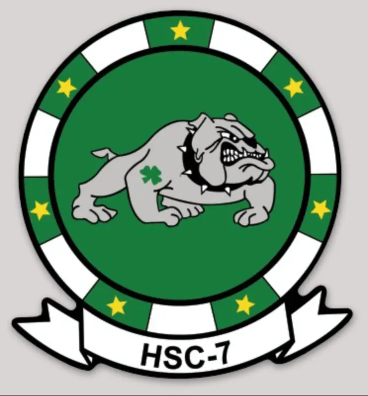 Officially Licensed Hsc-7 Dusty Dogs Squadron Sticker 1