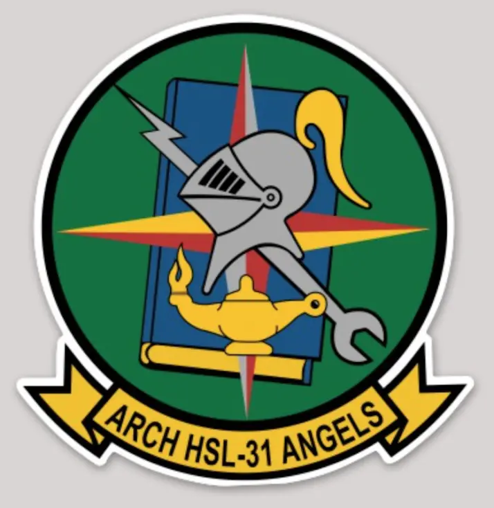 Us Navy Helicopter Squadron Hsl-31 Sticker 1