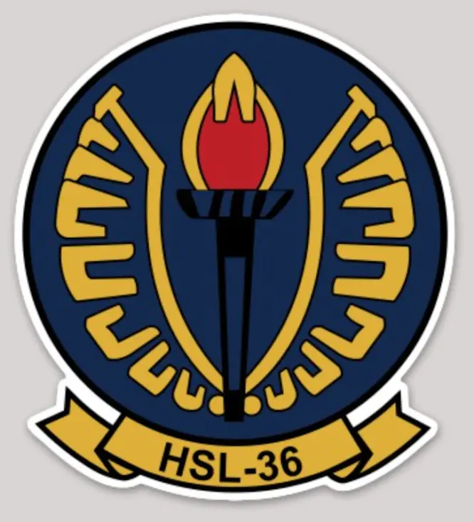 Us Navy Helicopter Squadron Hsl-36 Sticker 1