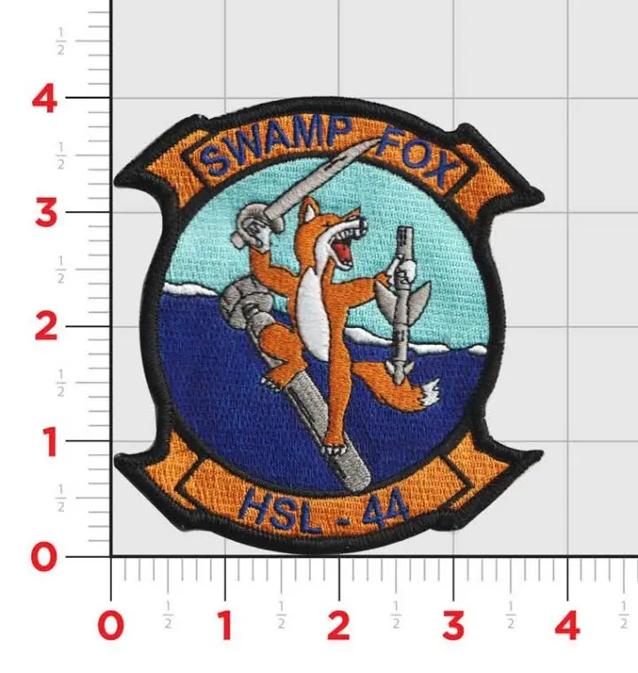 Officially Licensed Us Navy Hsl-44 Swamp Fox Patch 1