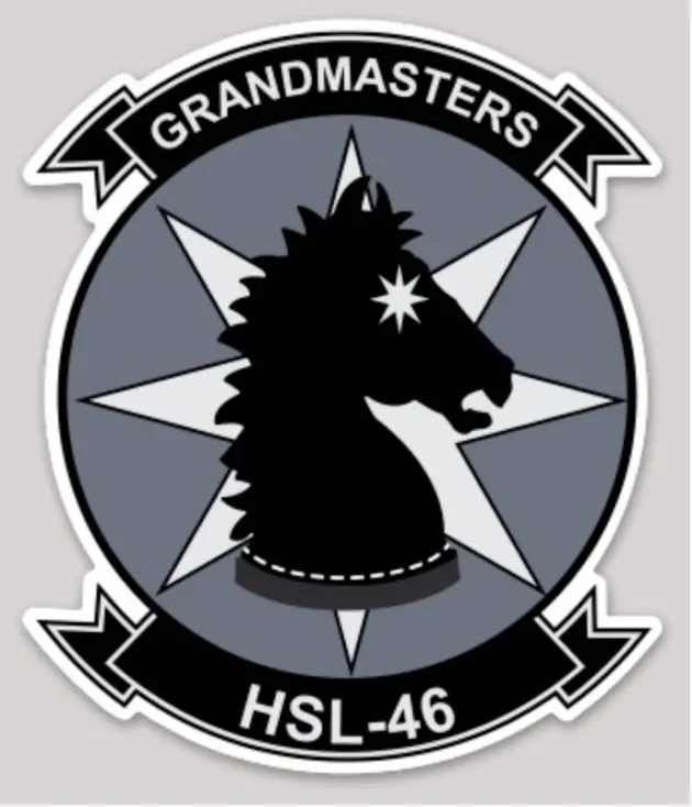 Us Navy Helicopter Squadron Hsl-46 Sticker 1