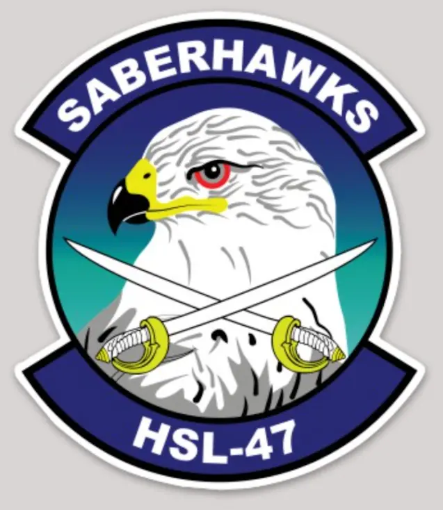 Us Navy Helicopter Squadron Hsl-47 Sticker 1