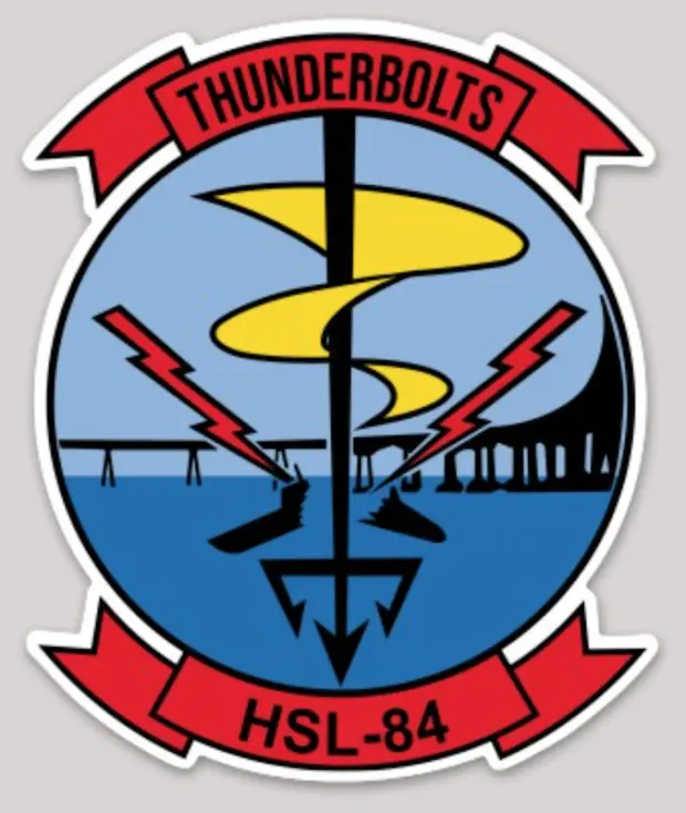 Us Navy Helicopter Squadron Hsl-84 Sticker 1