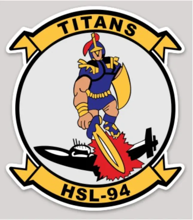 Us Navy Helicopter Squadron Hsl-94 Sticker 1