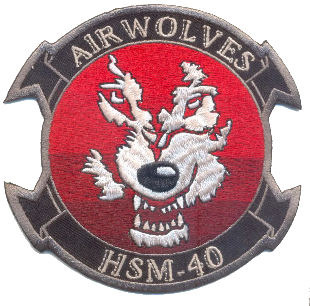 Officially Licensed Us Navy Hsm-40 Air Wolves Squadron Patches 1