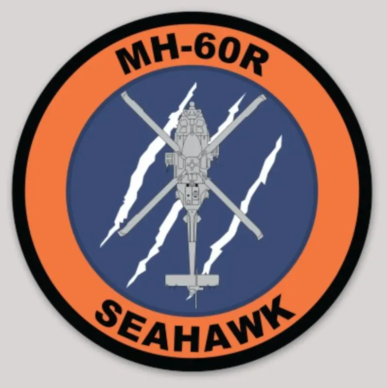 Official Hsm-74 Swamp Fox Mh-60R Sticker 1