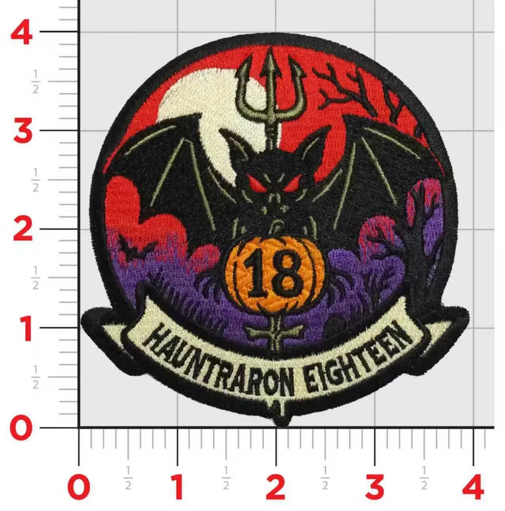 Official Ht-18 Vigilant Eagles Halloween Patches 1