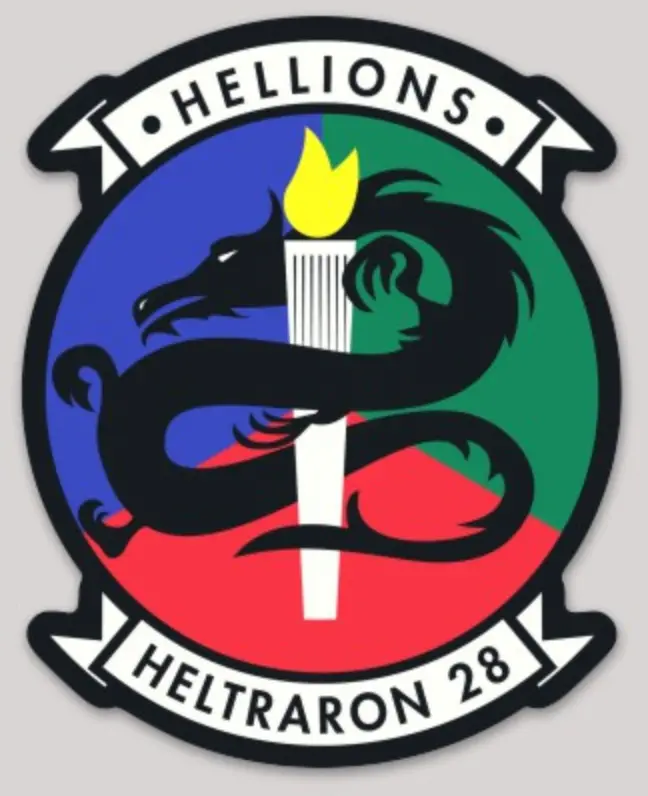 Officially Licensed Us Navy Ht-28 Hellions Squadron Sticker 1