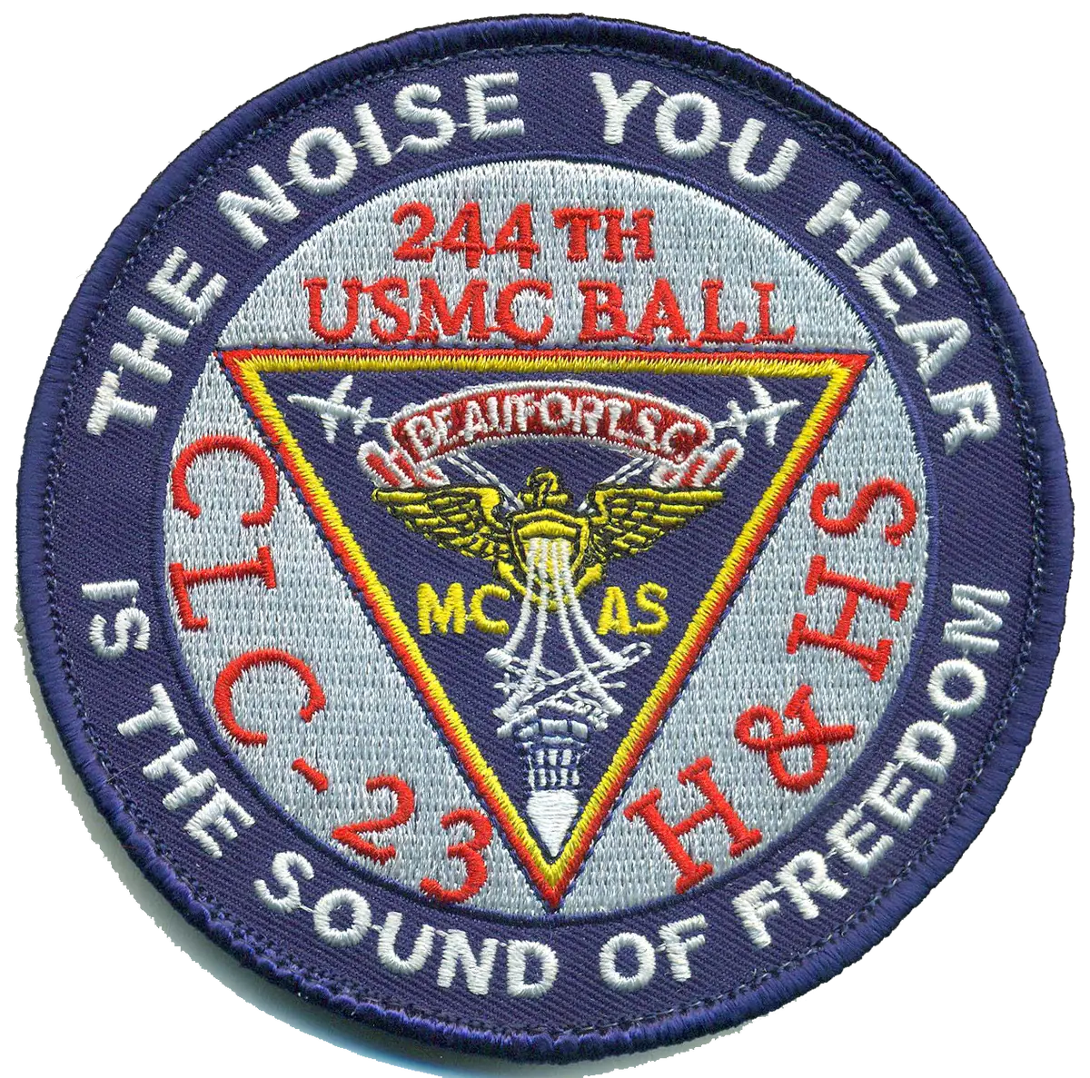 Officially Licensed Usmc H&Hs Beaufort 244Th Ball Patch (B) 1