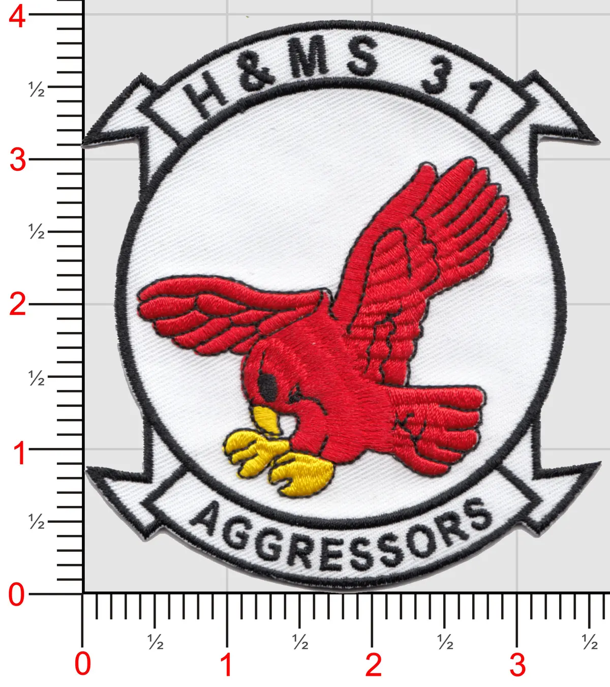 Officially Licensed Usmc H&Ms-31 Aggressors Squadron Patches 1