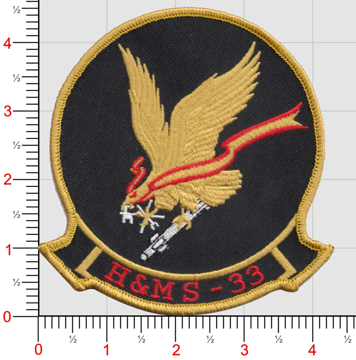 Officially Licensed Usmc H&Ms-31 Patch 1