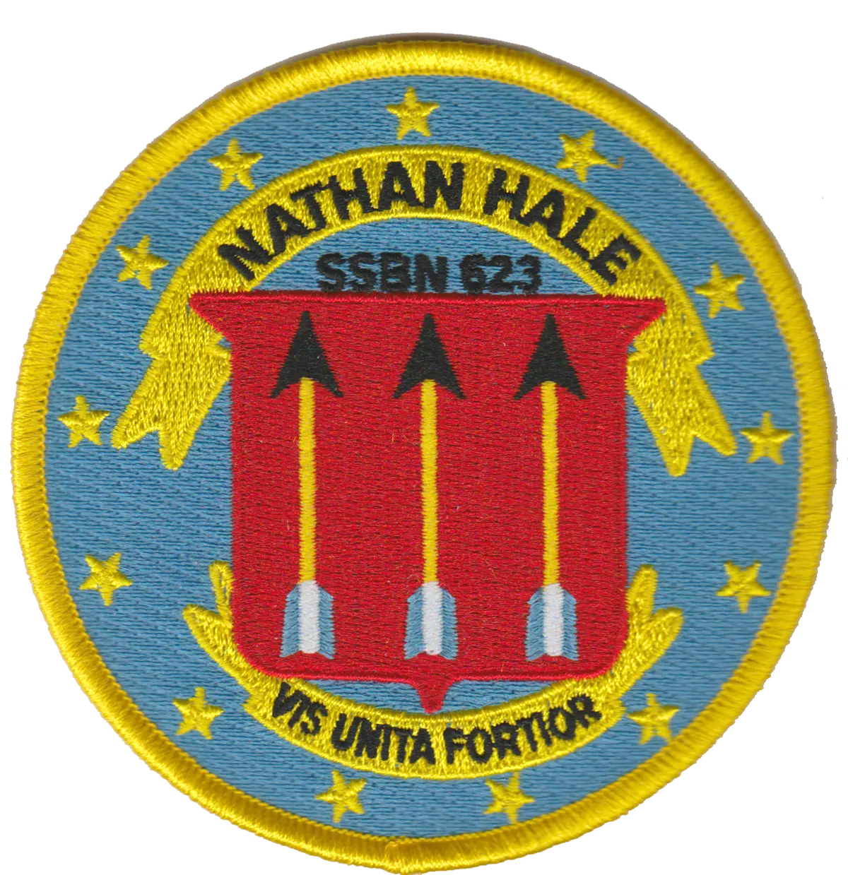 Officially Licensed Us Navy Uss Nathan Hale Ssbn-623 Patch (H) 1