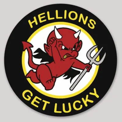 Ht-28 Hellions Get Lucky Sticker 1