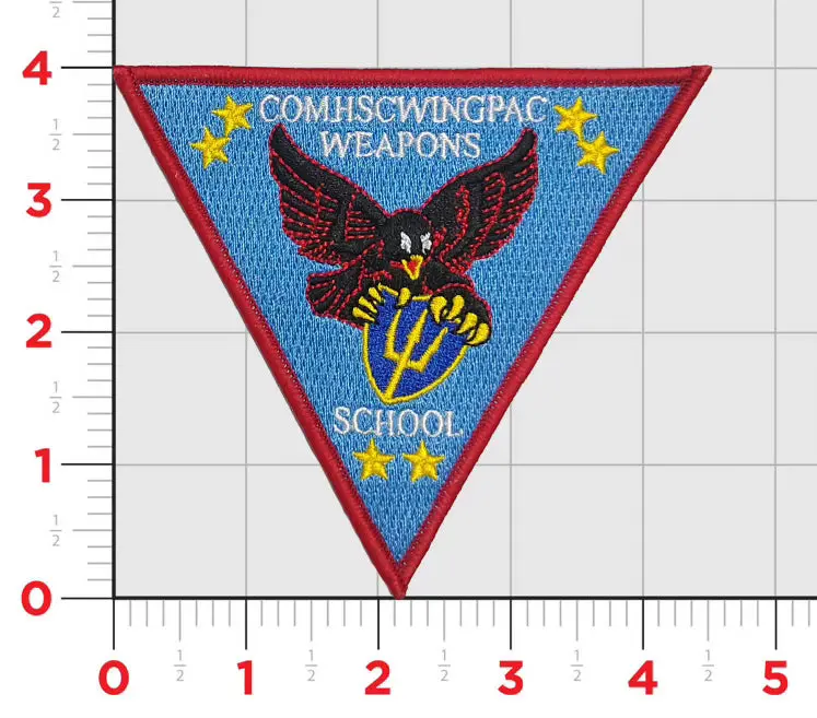 Officially Licensed Us Navy Helicopter Sea Combat Weapons School Pacific Hscwsp Throwback Patch 1