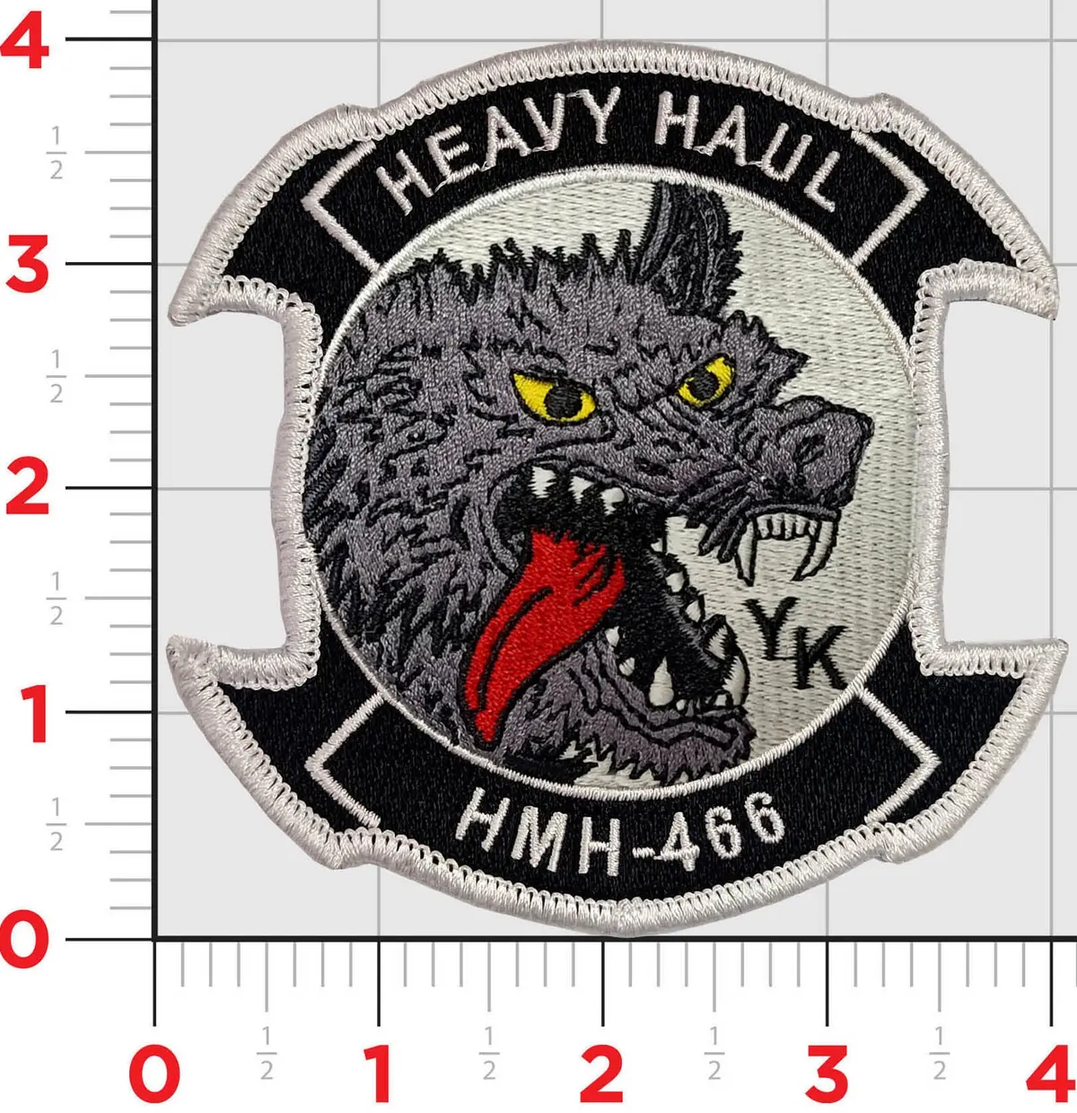 Official Hmh-466 Wolfpack Crazy Wolf Yk Patch 1