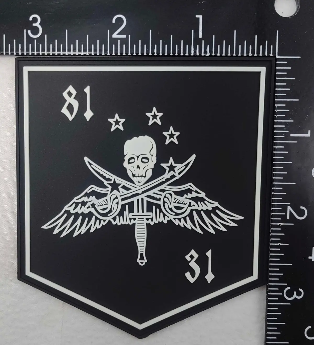 Officially Licensed Marsoc 8131 Pvc Glow Patch 1
