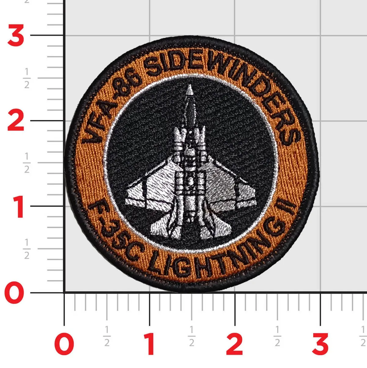 Official Vfa-86 Sidewinders Fa-18 F-35C Shoulder Patch 2