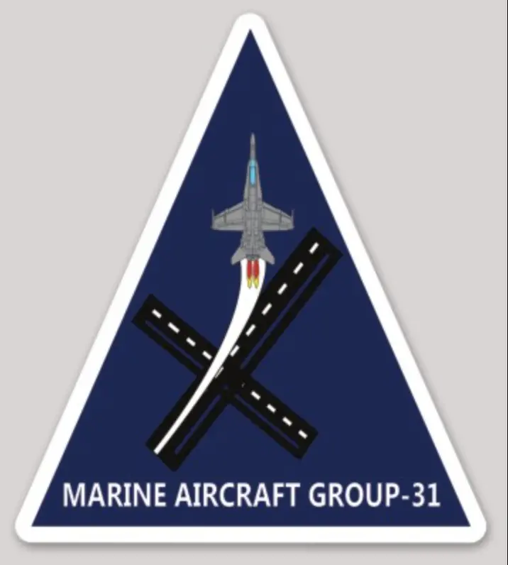 Marine Aircraft Group Mag-31 Squadron Stickers 1