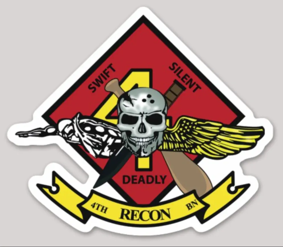 Officially Licensed 4Th Recon Swift Silent Deadly Sticker 1