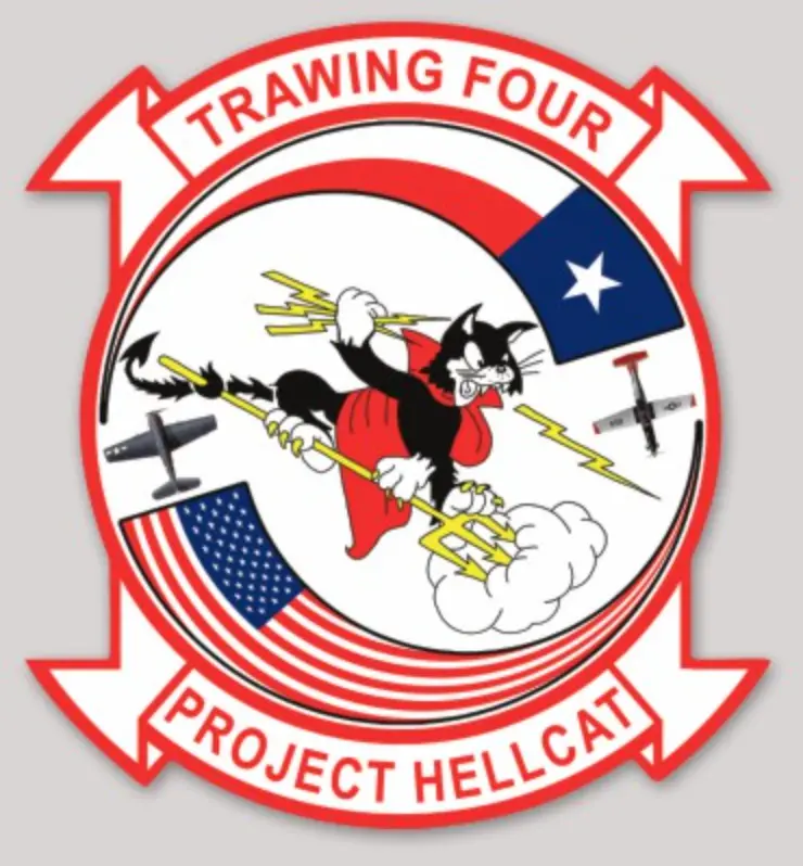 Official Training Wing Four And Five Tw Project Hellcat Sticker 1