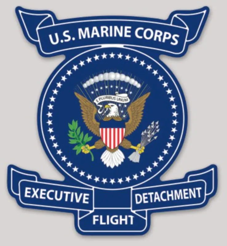 Officially Licensed Hmx-1 Executive Flight Detachment Sticker 1