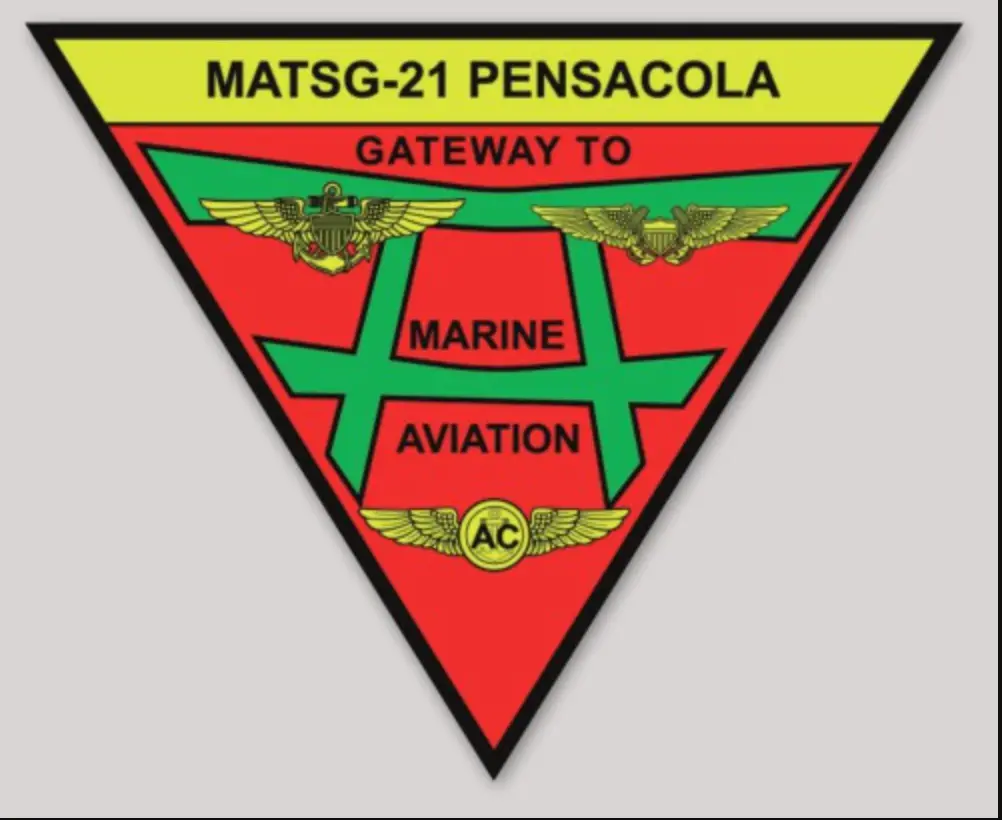 Officially Licensed Marine Aviation Training Squadron Matsg-21 Sticker 1