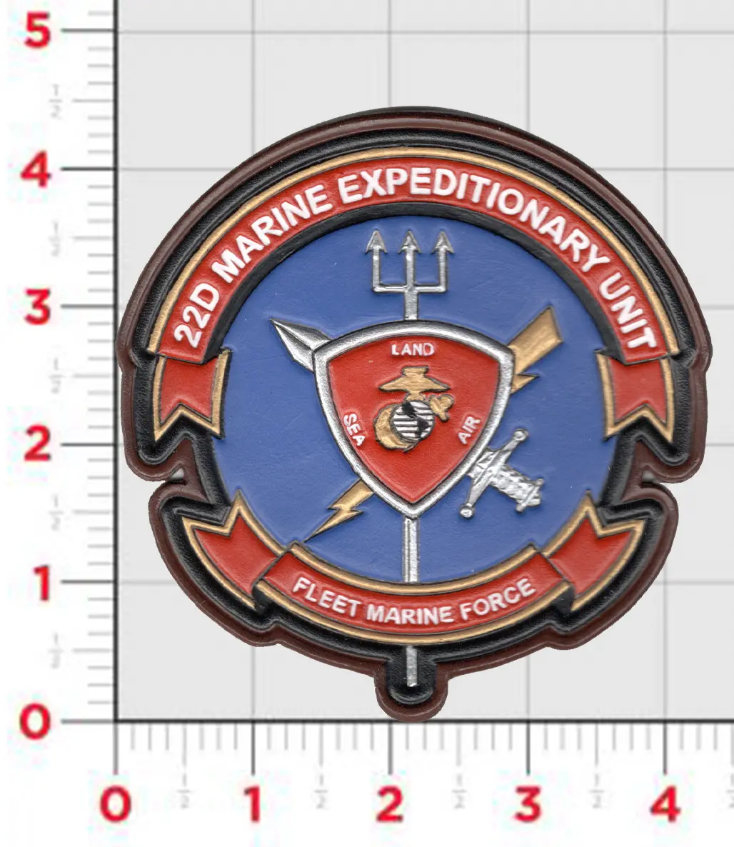 Officially Licensed 22Nd Meu Leather Patches 1