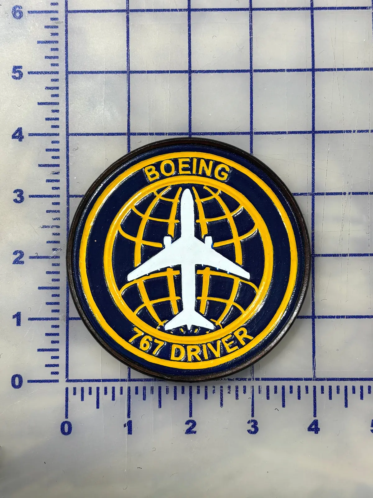 Boeing 767 Driver Leather Patch 1