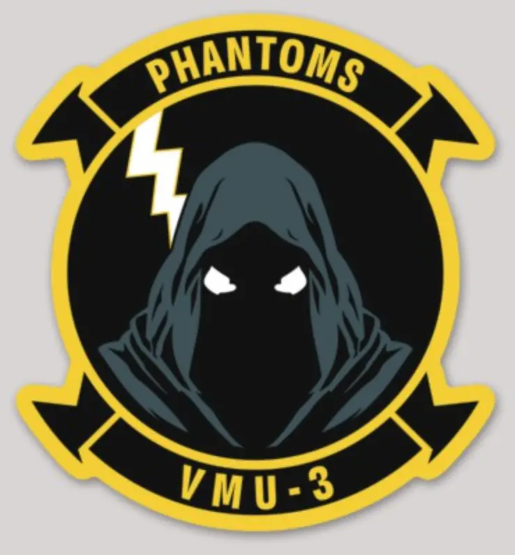 Officially Licensed Vmu-3 Phantoms Sticker 1