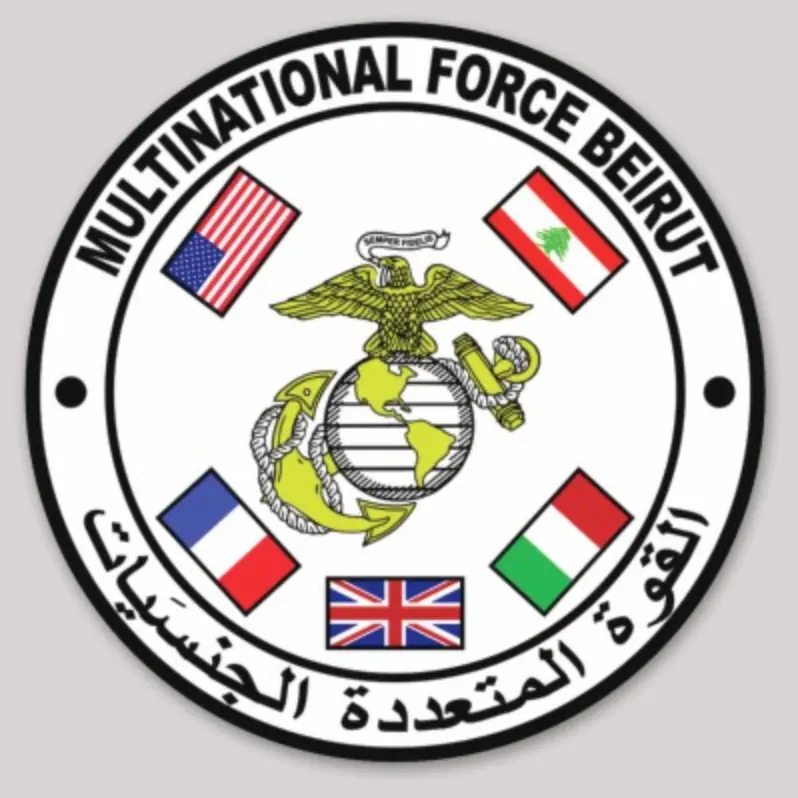 Officially Licensed Multinational Force Beirut Sticker 1